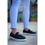 Evyora KB-027  Kuback  Bağcıksız Siyah Süet H Günlük Erkek Ayakkabı