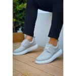 Evyora KB-003 Kuback Gri Süet Bağcıklı  Günlük Erkek Ayakkabı - Görsel 3