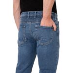 The Biker Jeans Thebikerjeans Urbanizer Blue Korumalı Motosiklet Kot Pantolonu - Görsel 5