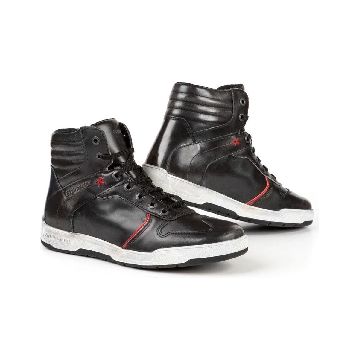 110001271132238.jpg Stylmartin Iron Black Nero Korumalı Motosiklet Ayakkabısı - Görsel 1