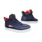 Vexo City Korumalı Motosiklet Botu Lacivert-Beyaz