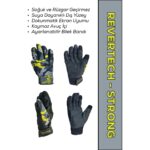 Motokit Revertech Strong Komando / Su ve Rüzgar Geçirmez Kışlık Motosiklet Eldiveni