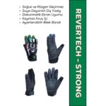 Motokit Revertech Strong Joker / Su ve Rüzgar Geçirmez Kışlık Motosiklet Eldiveni