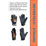 Motokit Revertech Strong Monster / Su ve Rüzgar Geçirmez Kışlık Motosiklet Eldiveni
