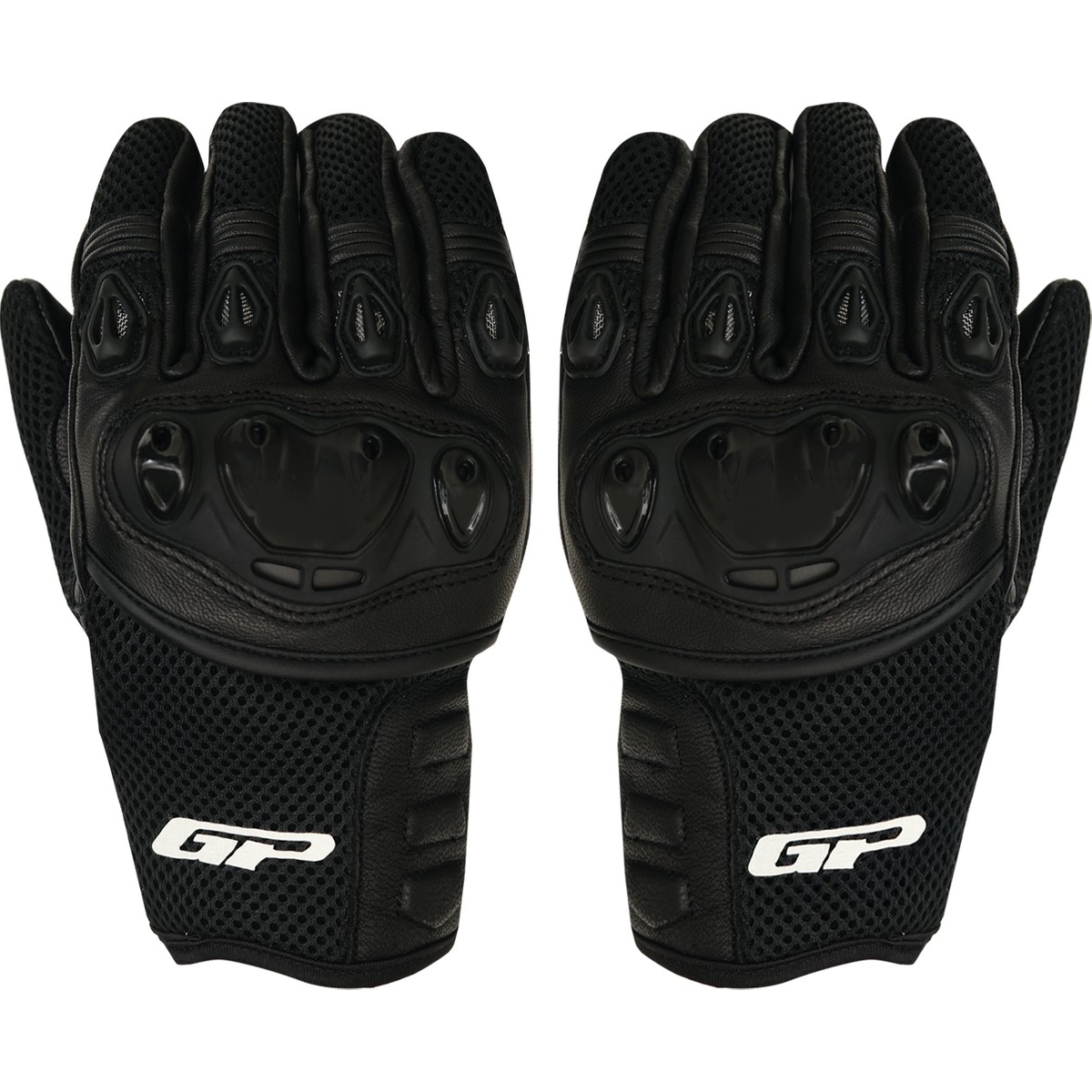 110001280394949.jpg Gp Kompozit ELD02-BB Korumalı Dokunmatik Yazlık Motosiklet Eldiveni - Görsel 1