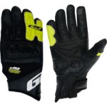 Gp Kompozit ELD04-BY Tam Korumalı Dokunmatik Deri Motosiklet Eldiveni - Görsel 3